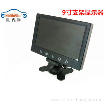 9 Inches TFT LCD Touch Button Stand-Alone Car Monitor with 2 Video Inputs